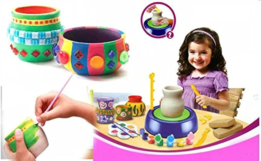 Pottery Wheel Game – Learn & Play with Creative Clay Fun - Bacha Toys