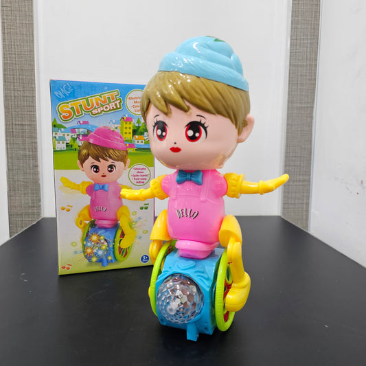 Stunt Sport Musical Toy | 360° Spins with Light & Music for Kids - Bacha Toys