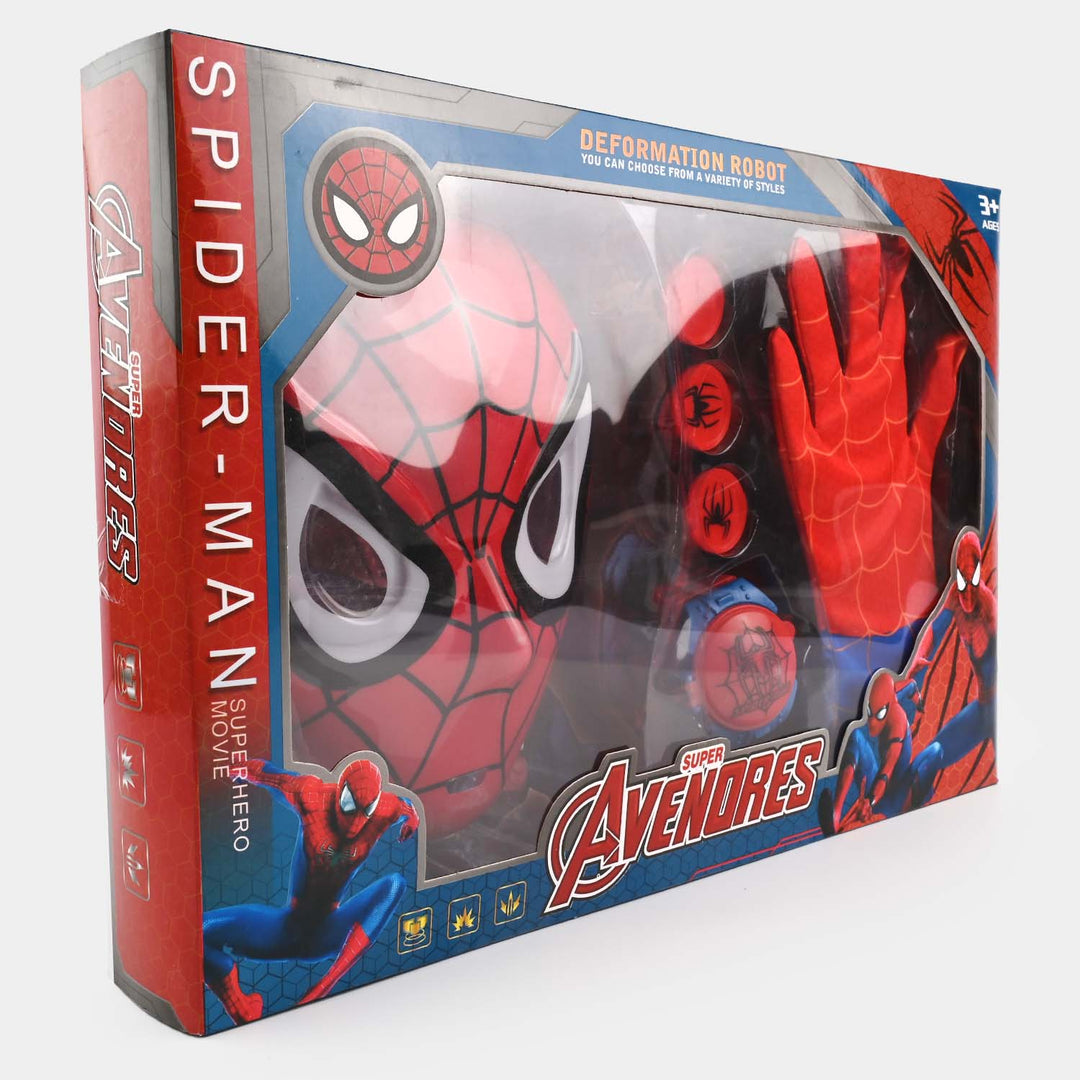 Adventures Spider-Man Series – Hand Gloves & Watch Set | Bacha Toys