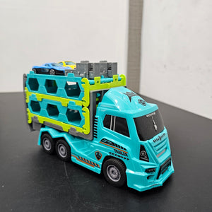 Track Truck with 2 Cars – Racing Transporter Playset | Bacha Toys