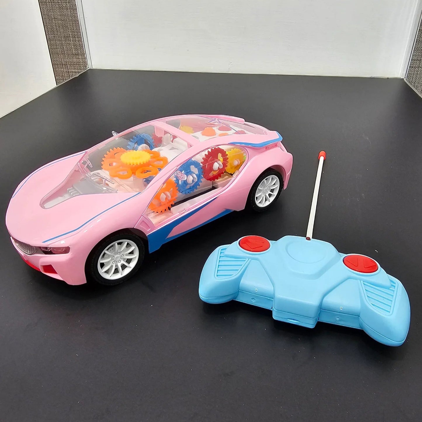 Gear Sport Car – Remote Control with Lights & Moving Gears | Bacha Toys