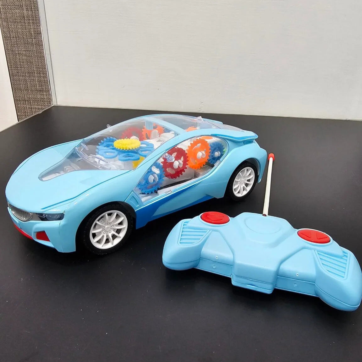 Gear Sport Car – Remote Control with Lights & Moving Gears | Bacha Toys