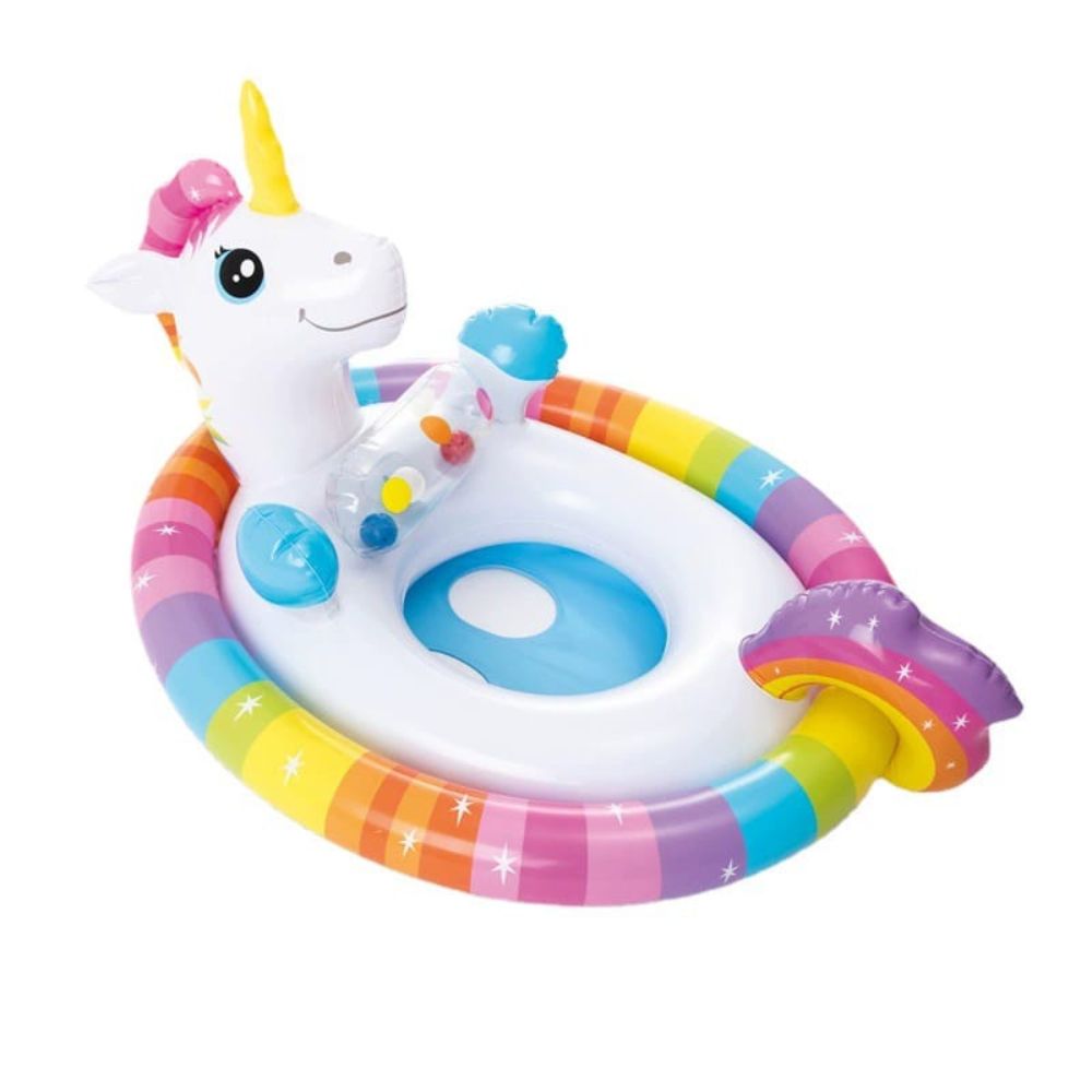 Intex See-Me-Sit Baby Pool Float – Unicorn Swim Walker #59570