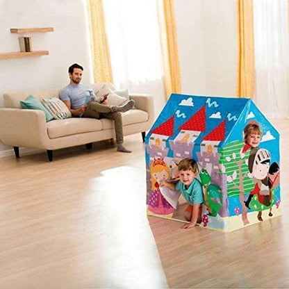 INTEX Play Tent House – Royal Castle Edition (37.5″ x 29.5″ x 42″ / 95cm x 75cm x 107cm) | Bacha Toys