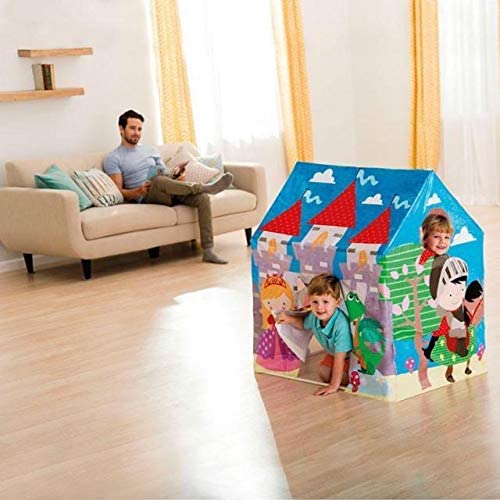 INTEX Play Tent House – Royal Castle Edition (37.5″ x 29.5″ x 42″ / 95cm x 75cm x 107cm) | Bacha Toys