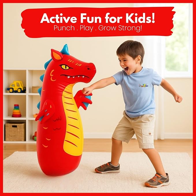 INTEX 3-D Bop Bags – Dolphin, Dinosaur & Tiger Designs #44669