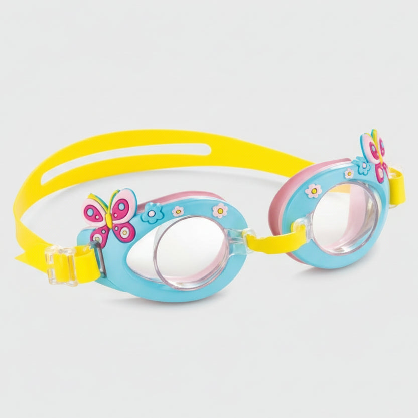 Intex Fun Kids Swimming Goggles – Shark, Crab & Butterfly (3–8 Years) #55610