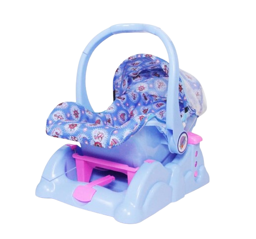 Mama Love 3 in 1 Carry Cot – Height Adjustable (Blue) | Bacha Toys