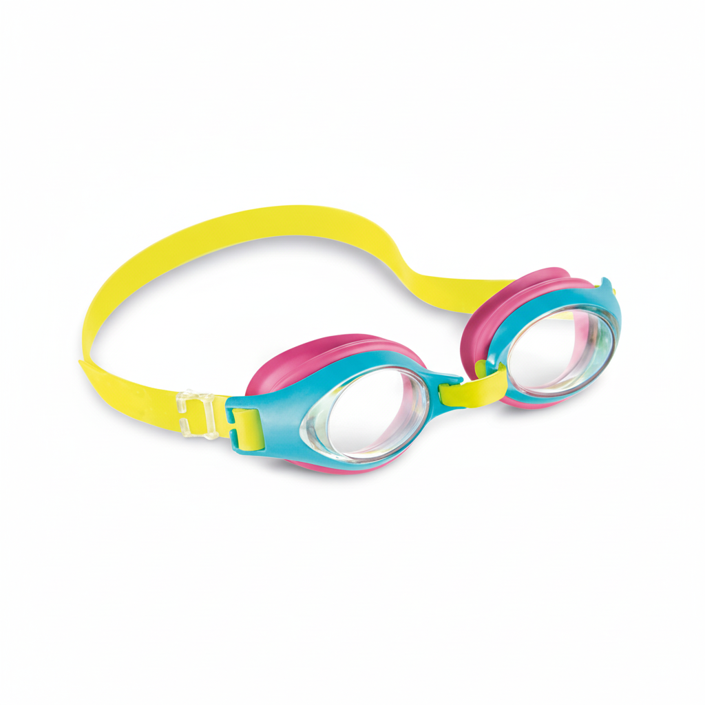 Intex Junior Swim Goggles – Colorful Comfort Fit (3–8 Years) #55611