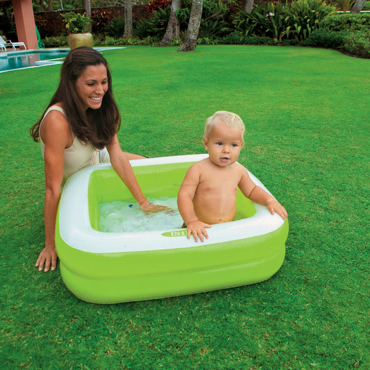 INTEX Play Box Baby Pool – 33.5″ x 33.5″ x 9″ (85cm x 85cm x 23cm)