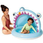 Intex Angler Fish Baby Pool – Sunshade Toddler Splash Pool #58419