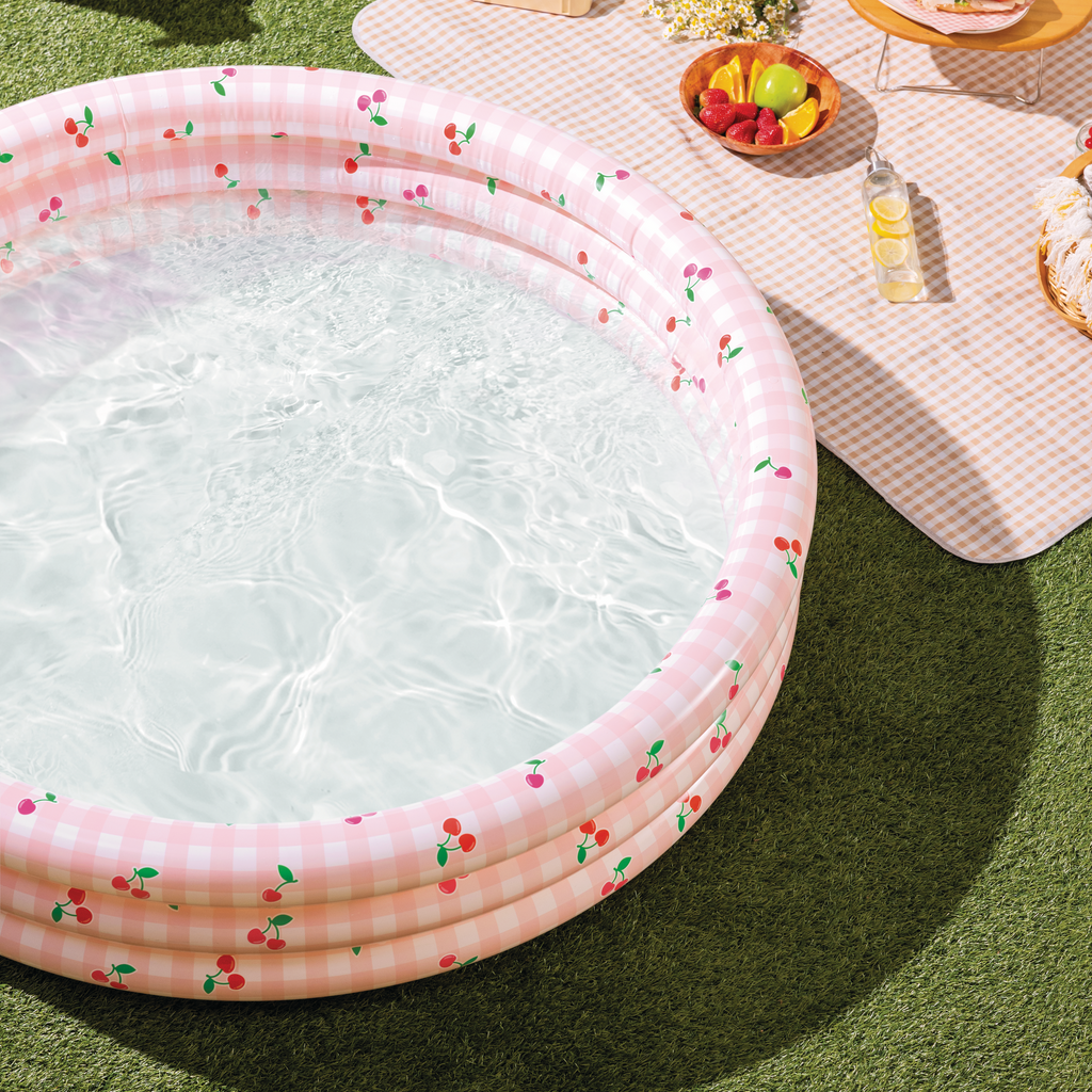 Intex Cherry Breeze Inflatable Family Pool – 58” Summer Splash Pool #58432