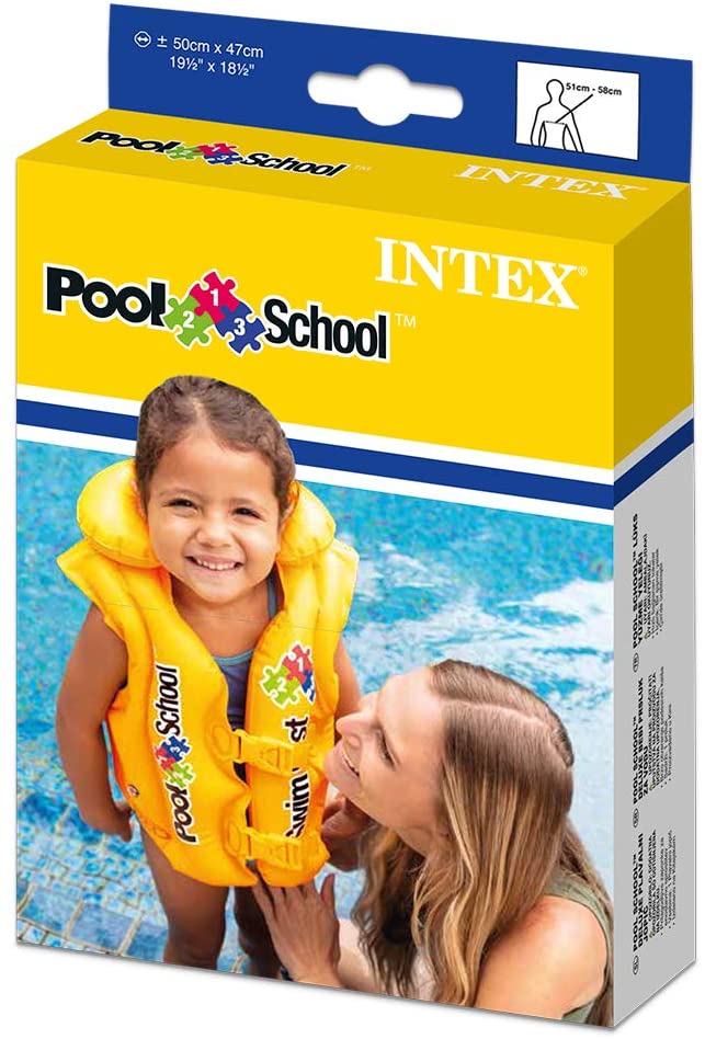 Intex Deluxe Swim Vest – Pool School Step 2 (Ages 3–6 Years) #58660