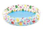 Intex Stars Kiddie 2-Ring Pool – Tropical Kids Swimming Pool (48” x 10”) #59421