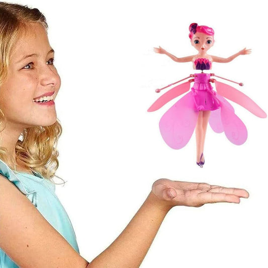 Aircraft Flying Doll with LED Lights – Rechargeable Flying Toy | Bacha Toys