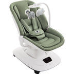 Mastela Multi-Motion 360° Baby Swing Chair – Full Recline, Mixed Green