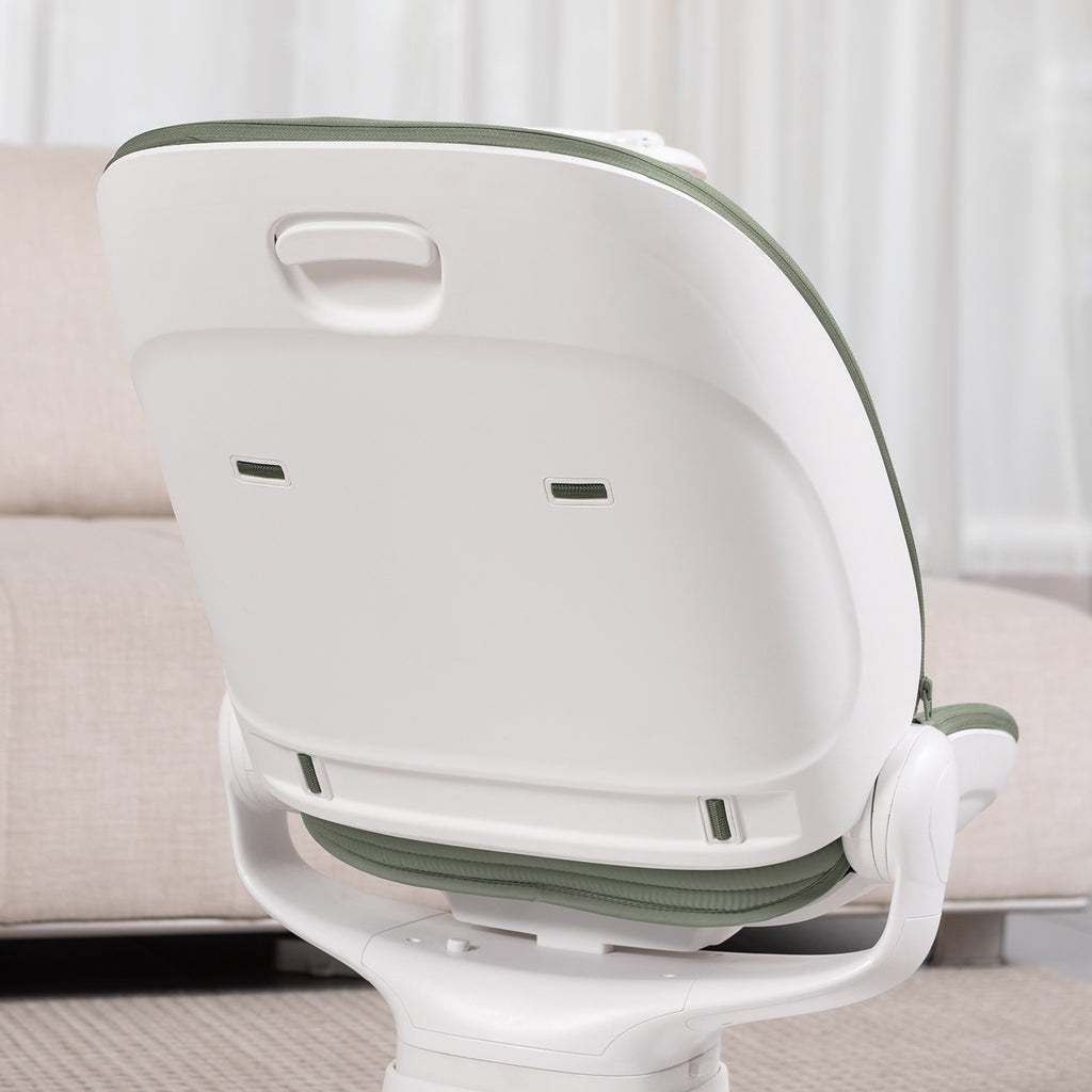 Mastela Multi-Motion 360° Baby Swing Chair – Full Recline, Mixed Green