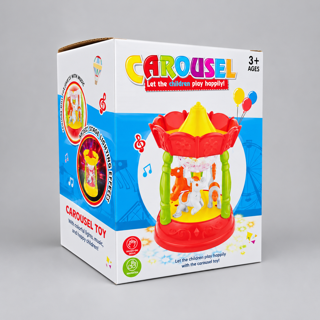 Musical Carousel Toy with Lights & Music