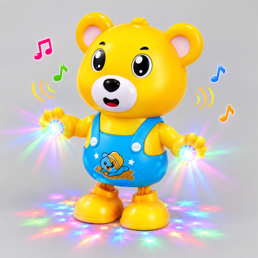 Funny Dancing Bear Musical Toy with Lights