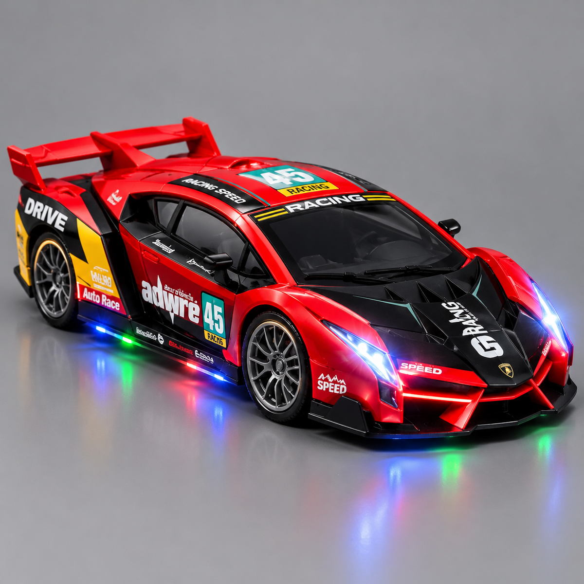 1:14 Scale 4WD Racing Car with Remote Control & Adjustable Speed