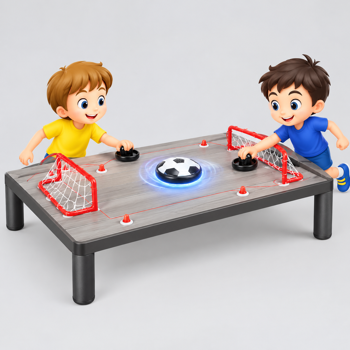 Hover Ball Indoor Football Toy with Colorful Flashing LED Lights
