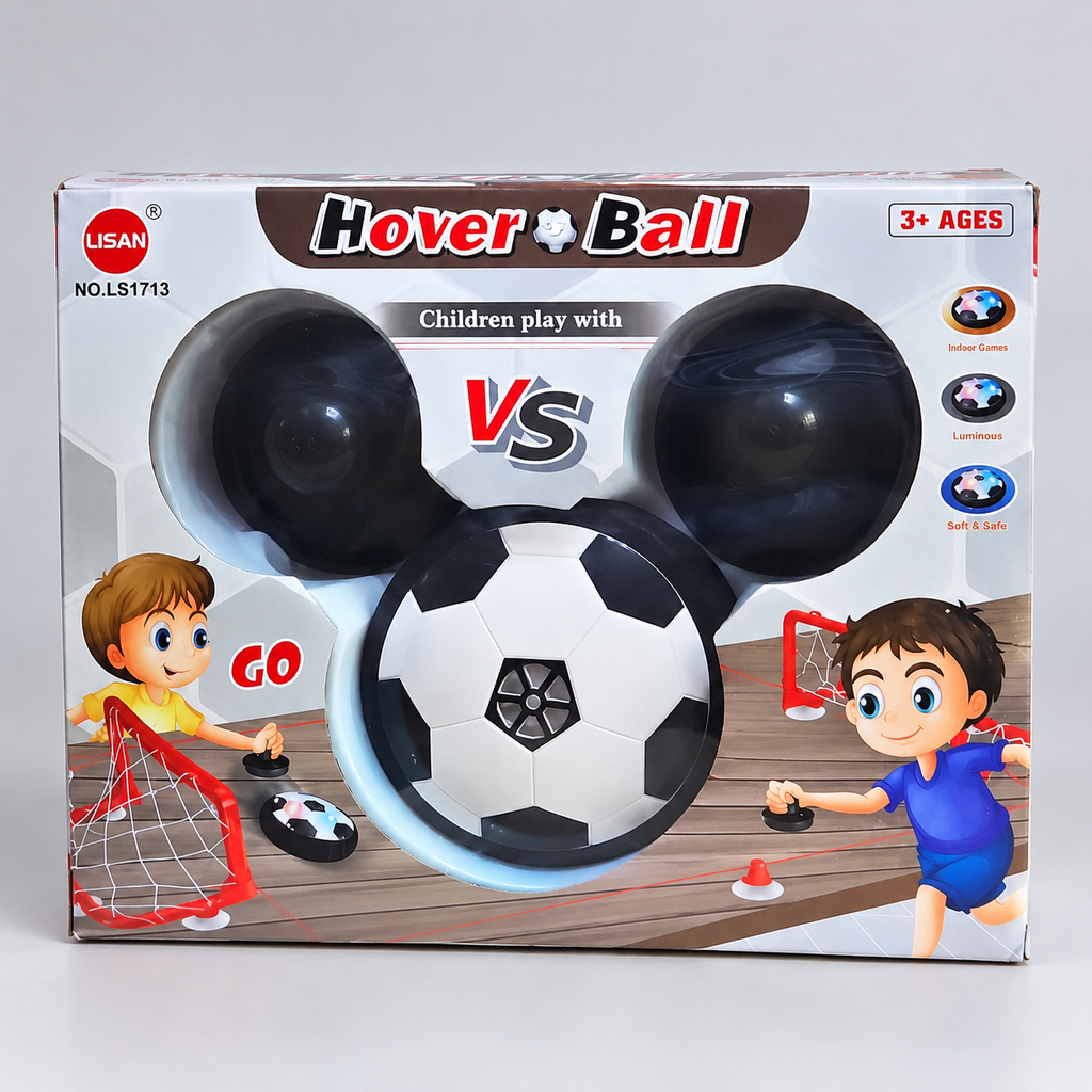 Hover Ball Indoor Football Toy with Colorful Flashing LED Lights
