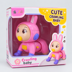 Mini Crawling Baby Toy with Music & Lights