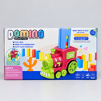 Domino train 60 dominos combine music light