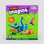 Dinosaur Clay Modeling Set – 15 Pieces