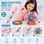 3D Painting Pen Set – Creative Art & Drawing Kit