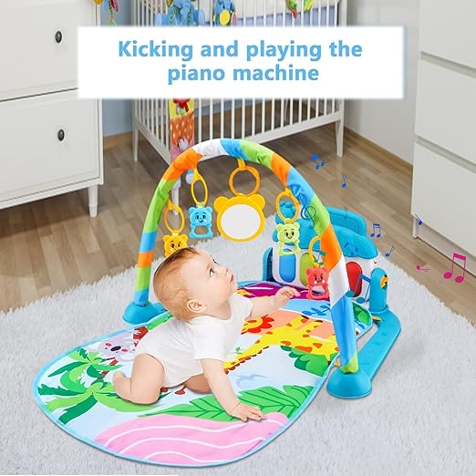 Baby Play Mat with Play Arch, Music, Lights & Educational Toys | Bacha Toys