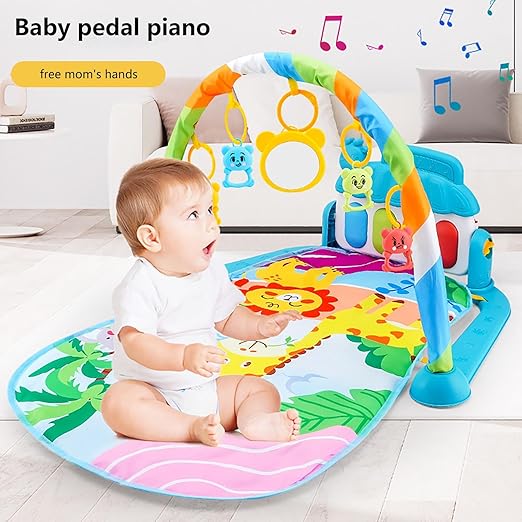 Baby Play Mat with Play Arch, Music, Lights & Educational Toys | Bacha Toys