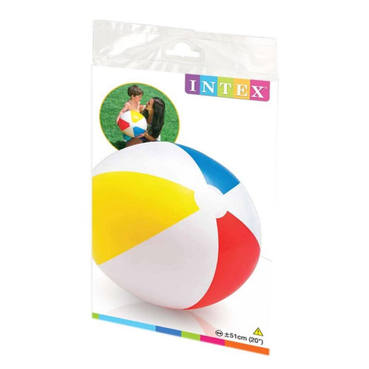 INTEX Glossy Panel Beach Ball – 20" (51cm) Diamet | Bacha Toyser