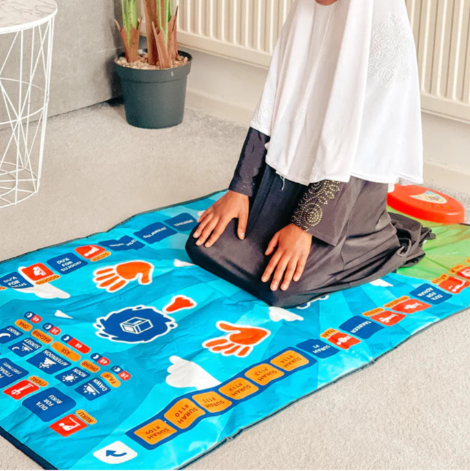 Kids Educational Prayer Mat – Interactive Islamic Learning Rug for Salah | Bacha Toys