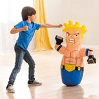 Intex 3D Boxer & Wrestler Bop Bag – Water Weighted Punching Toy #44672