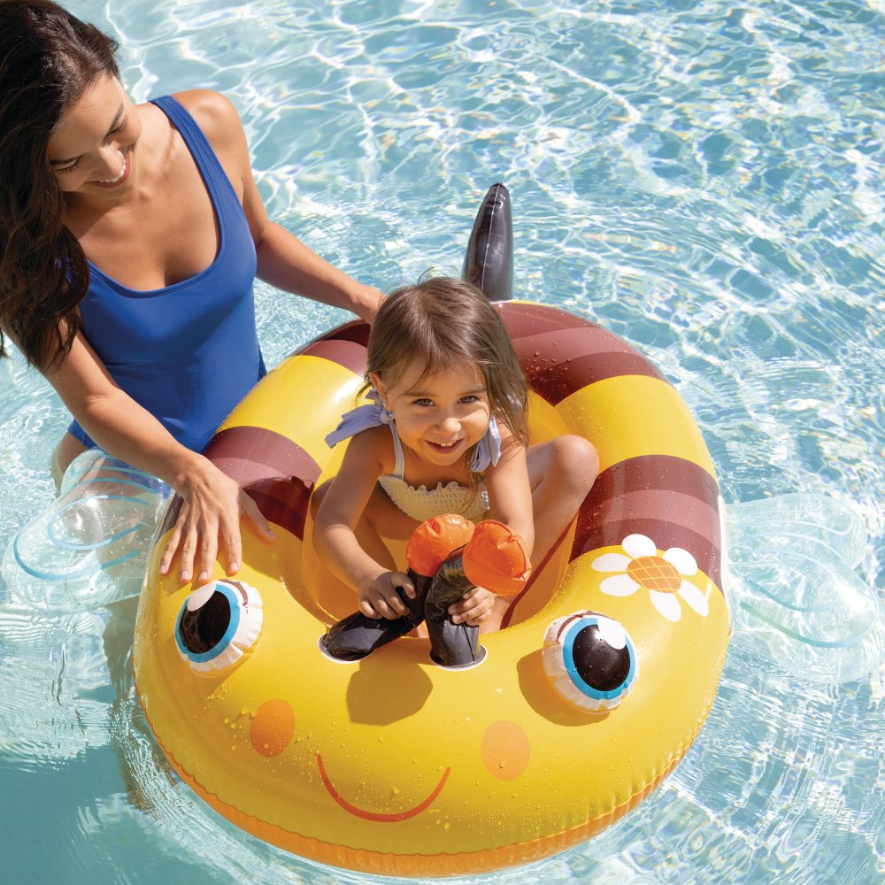 Intex Pool Cruisers Inflatable Swim Ring Baby Float (42” x 27”) #59380