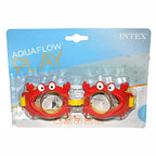 Intex Fun Kids Swimming Goggles – Shark, Crab & Butterfly (3–8 Years) #55610