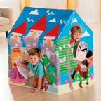 INTEX Play Tent House – Royal Castle Edition (37.5″ x 29.5″ x 42″ / 95cm x 75cm x 107cm) | Bacha Toys
