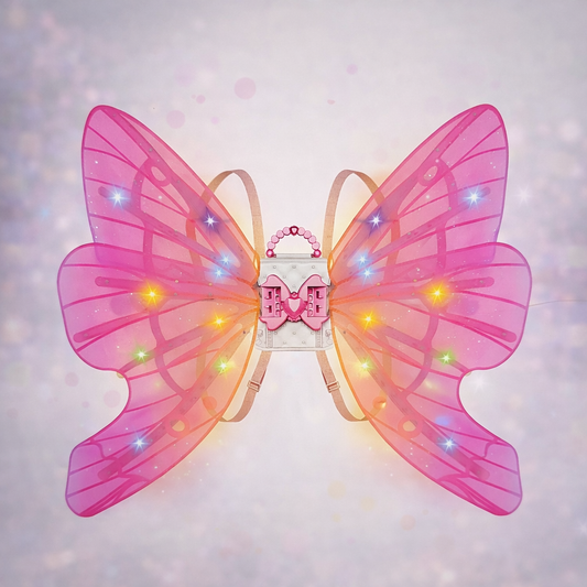 Magic Glow Fairy Wings – Light & Music Costume | Bacha Toys Pakistan