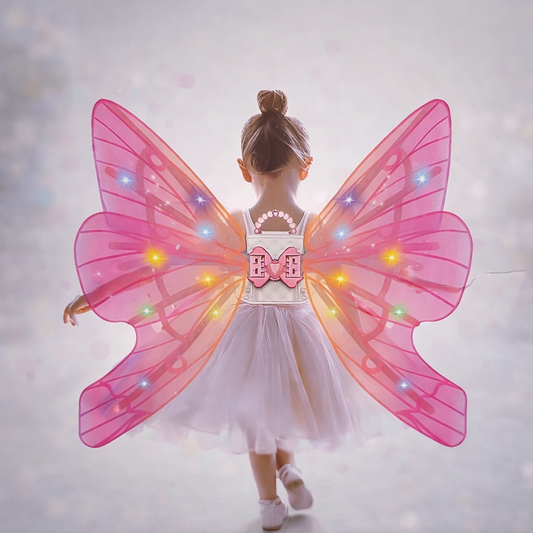 Magic Glow Fairy Wings – Light & Music Costume | Bacha Toys Pakistan