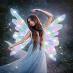 Magic Glow Fairy Wings – Light & Music Costume | Bacha Toys