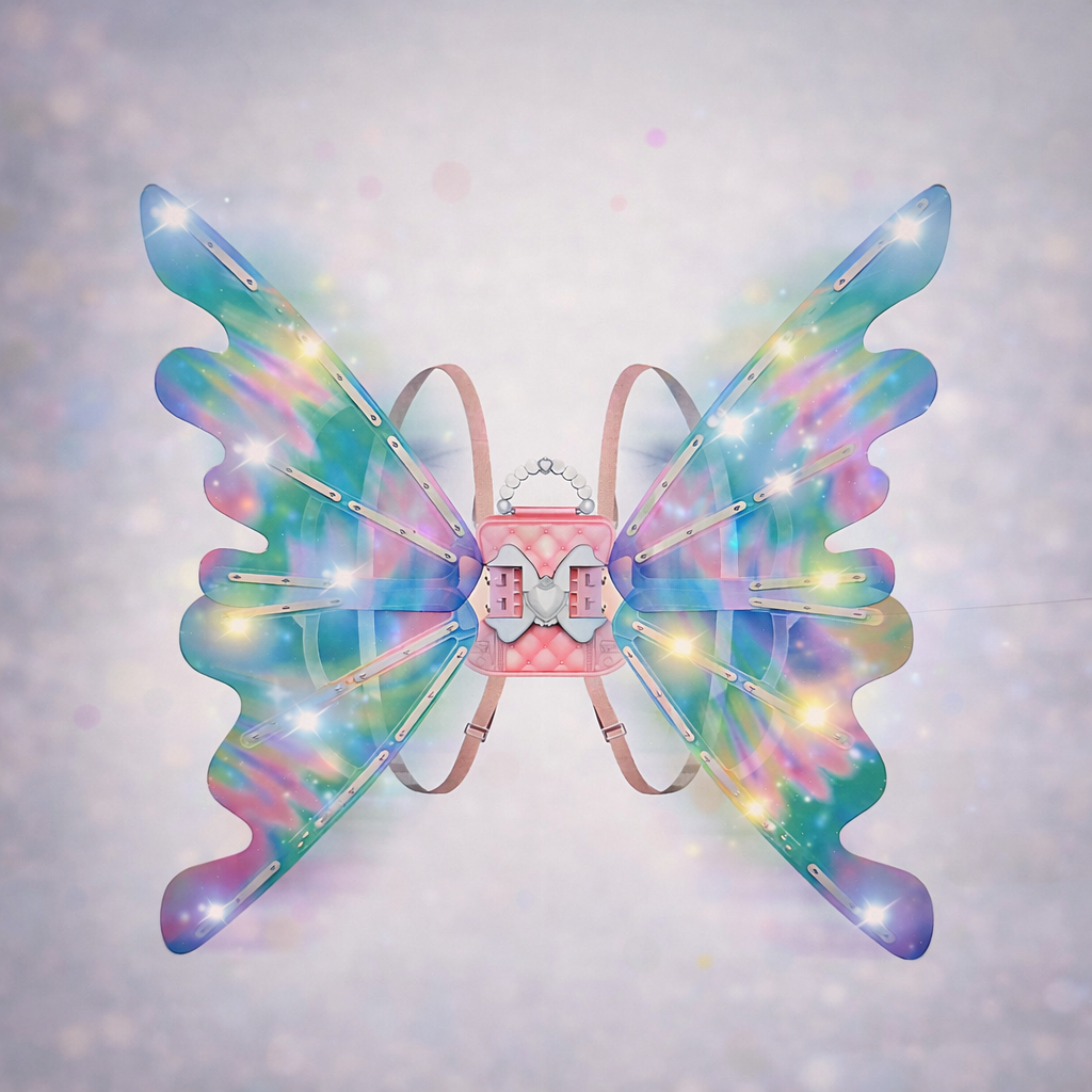 Magic Glow Fairy Wings – Light & Music Costume | Bacha Toys Pakistan