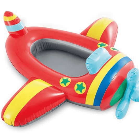 INTEX Pool Cruisers Inflatable Swim Ring Baby Float – Assorted Styles (Plane, Boat, Fish)