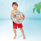 Intex Lively Print Beach Ball 20” – Inflatable Pool & Beach Fun Ball #59040