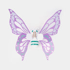 Butterfly Fairy Wings with LED Lights & Music – Adjustable Angel Wings for Kids