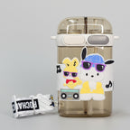 2-in-1 Kids Water Bottle 600ml – Straw & Sipper
