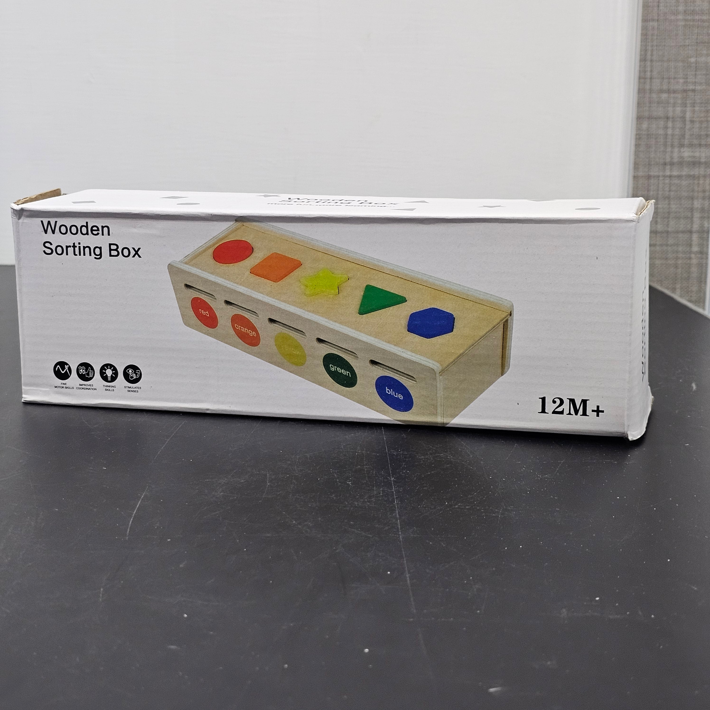 Wooden Sorting Box – Shape & Color Learning Toy for Toddlers | Bacha Toys