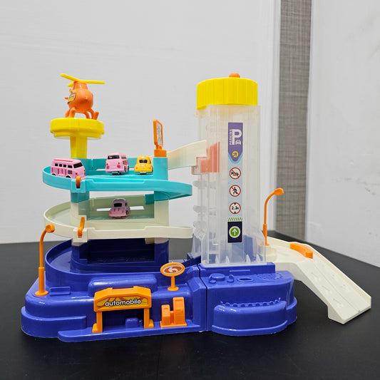 Automobile Adventure Multi-Level Runway – Dual Mode Fun for Kids!