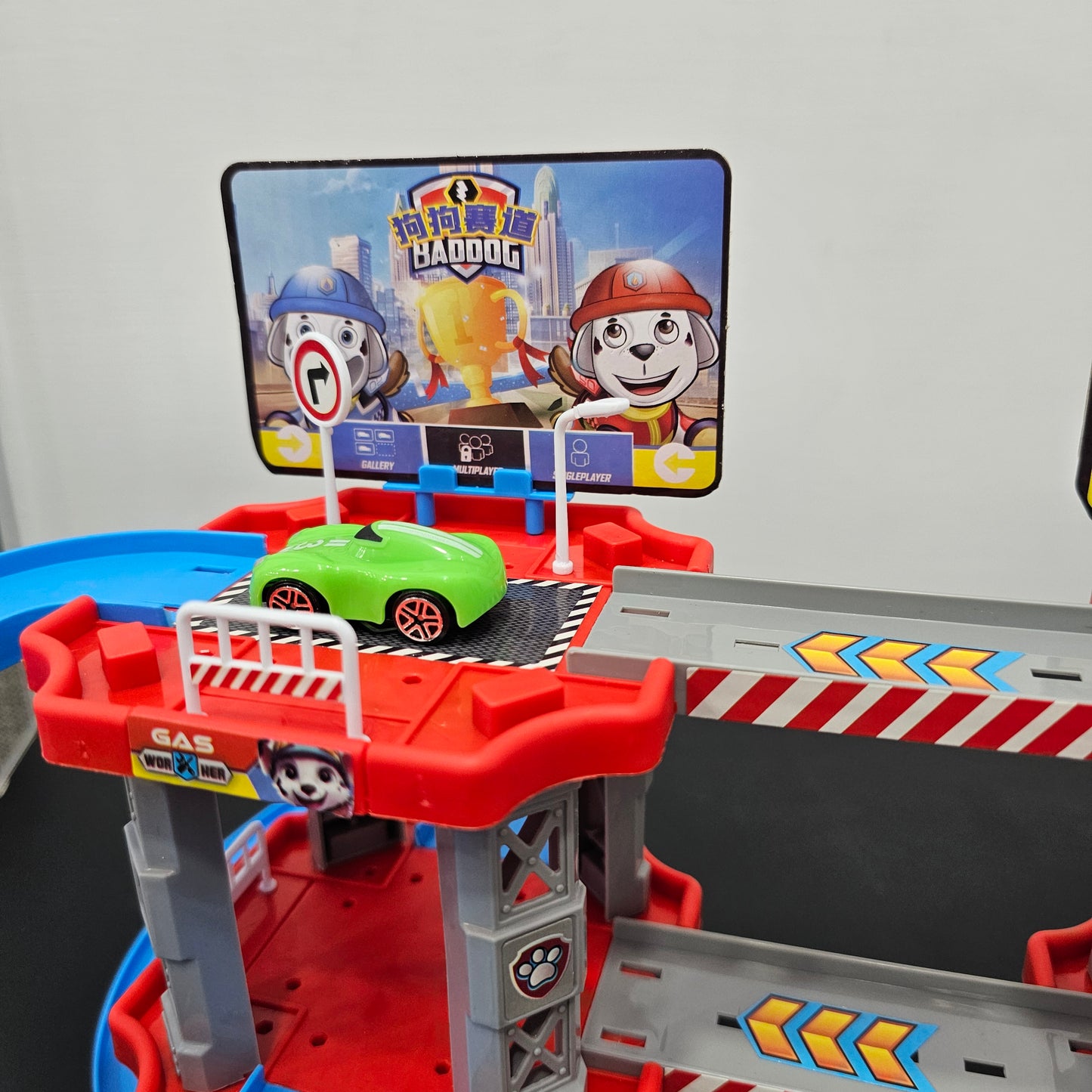 Parking Racing 75 Pcs Track Parking with 3 Cars – Bacha Toys