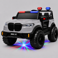 Kids 2-Seater Electric Car – Leather Seat Ride-On Jeep (M-27 GRAY)